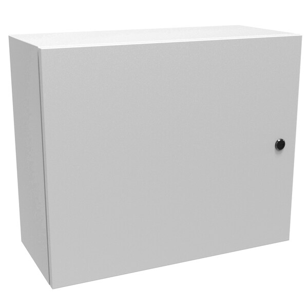 Hammond Slotted 1/4 Turn Latch Electrical Enclosures, 20 in H, 10 in D, 24 in W, NEMA 4, Steel EN4SD202410LG - main